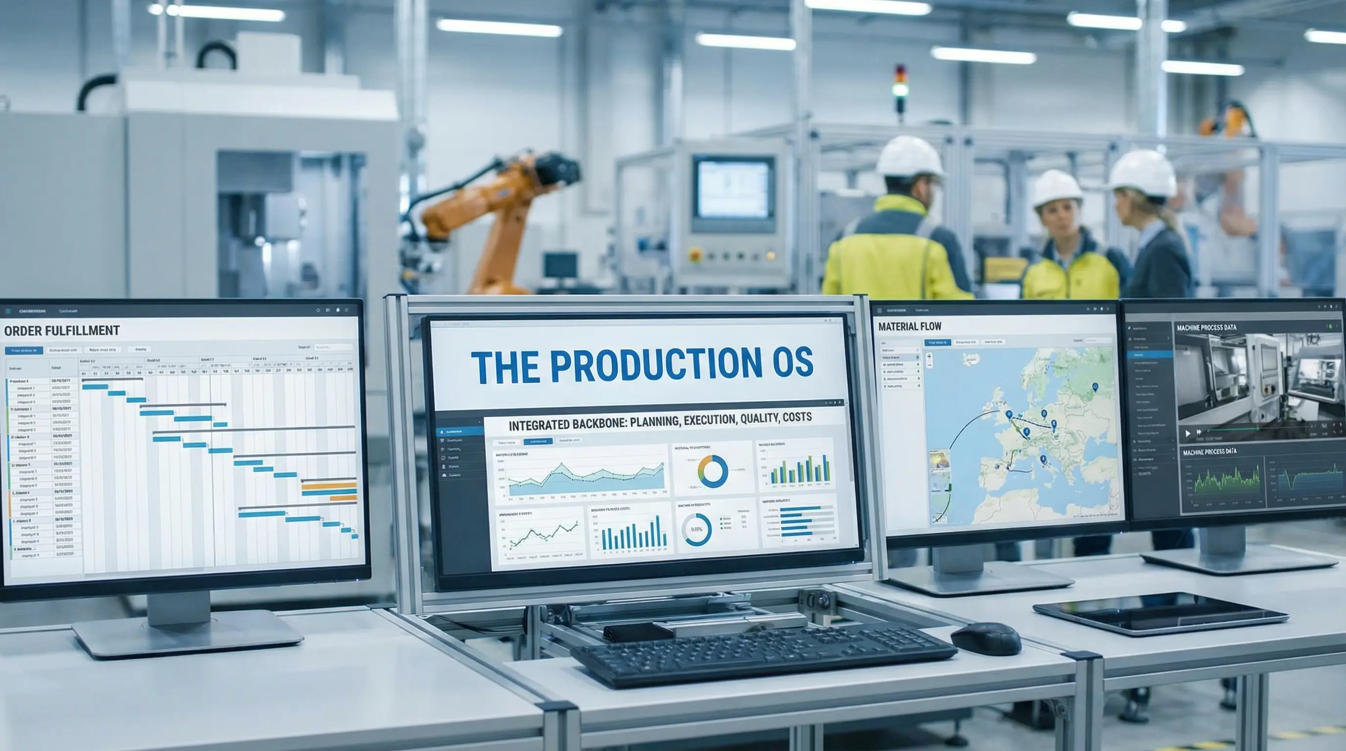 productionOS Use Cases – Planung, Scheduling und Produktionssteuerung.